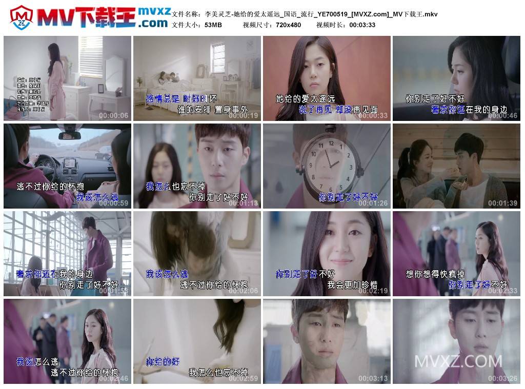 李美灵芝-她给的爱太遥远_国语_流行_YE700519